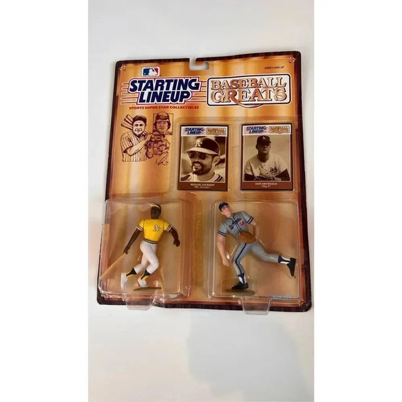 Kenner 1989 Starting Lineup Baseball Greats Reggie Jackson Don Drysdale New - Picture 1 of 5
